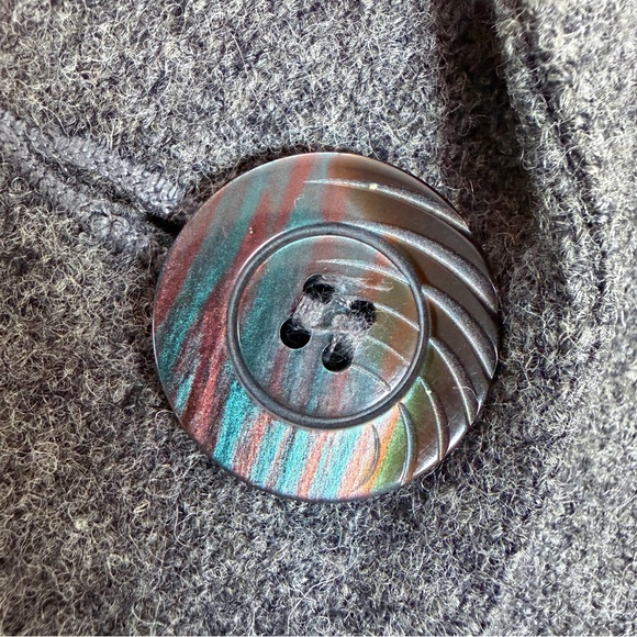 Sag Harbor Women 4P Blazer Gray Wool Blend Velvet Collar Classic Professional - Picture 7 of 10